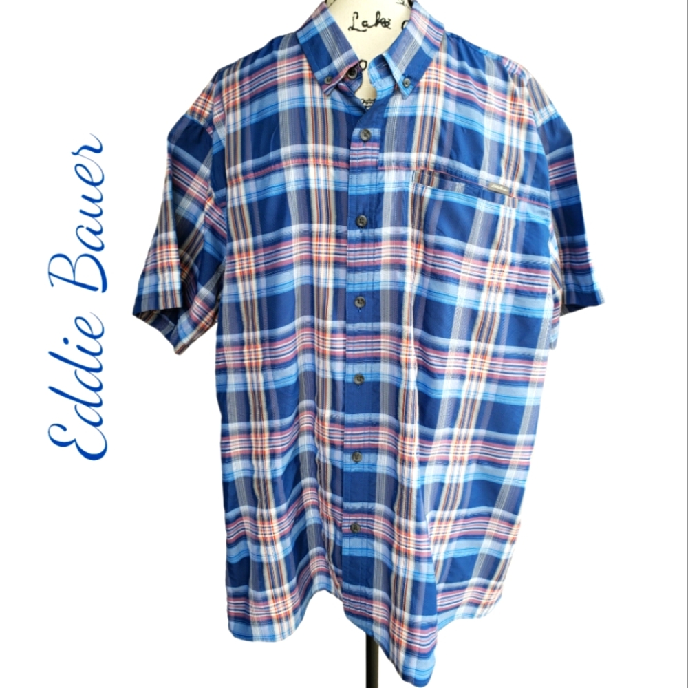 Eddie Bauer Mens Plaid Shirt